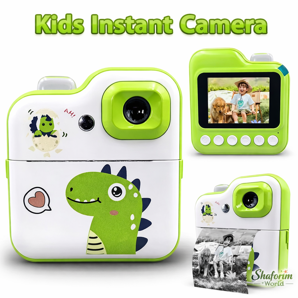 Dinosaur Premium FunShot Mini Print Camera